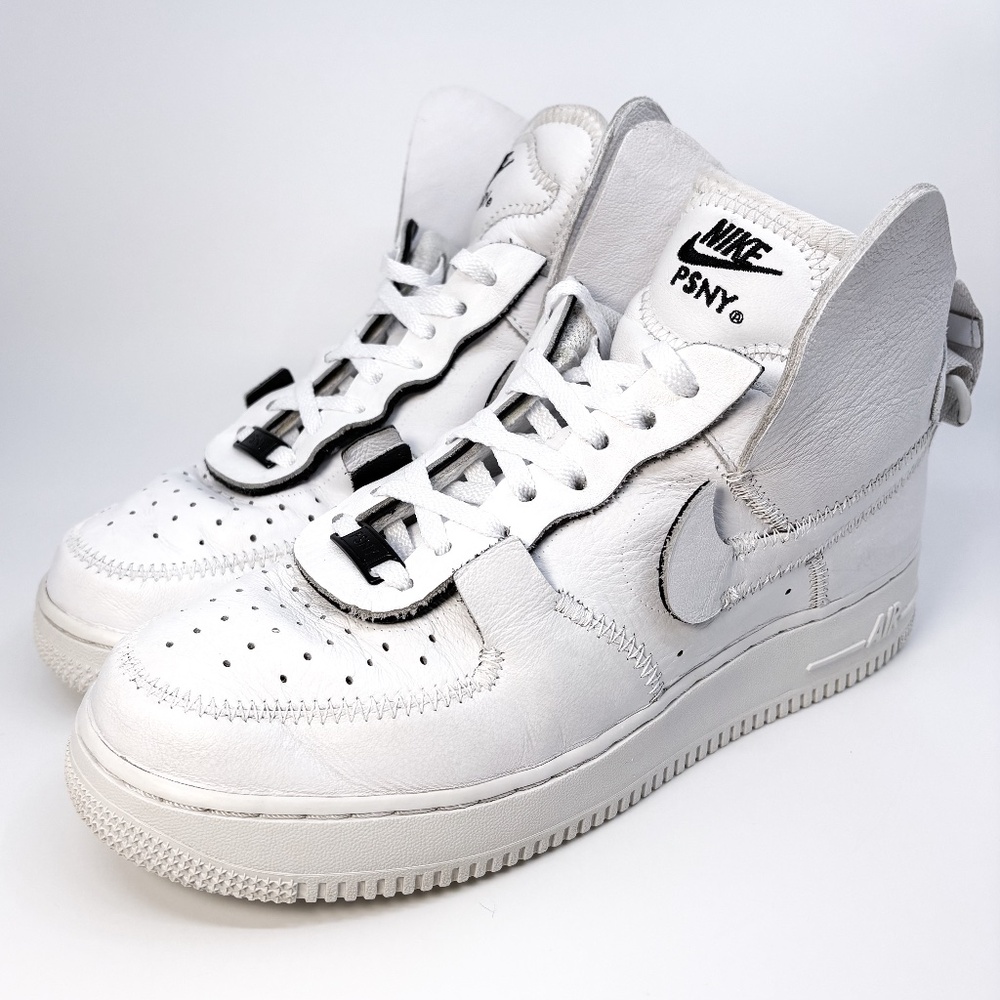 Nike PSNY x Air Force 1 High "Triple White" (AO9292-101) - Size 8